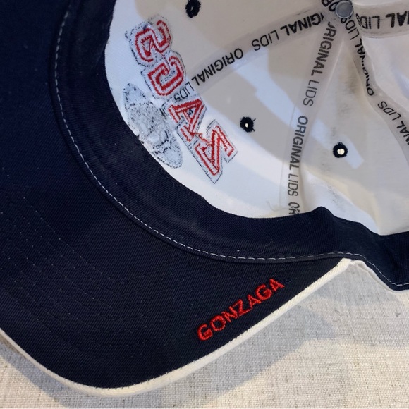 Zephyr Lids Zags Gonzaga University Bulldogs White Snapback Collegiate Cap Hat - Picture 7 of 7